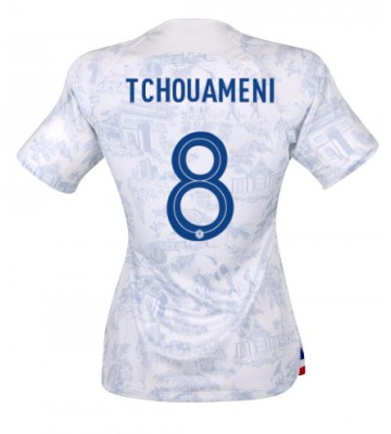 Lacne Ženy Futbalové dres Francúzsko Aurelien Tchouameni #8 MS 2022 Krátky Rukáv - Preč